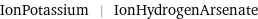 IonPotassium | IonHydrogenArsenate