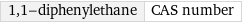 1, 1-diphenylethane | CAS number