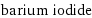 barium iodide