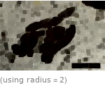  (using radius=2)