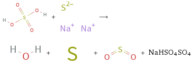  + ⟶ + + + NaHSO4SO4