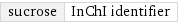 sucrose | InChI identifier