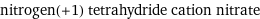 nitrogen(+1) tetrahydride cation nitrate