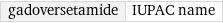 gadoversetamide | IUPAC name