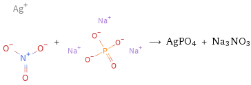  + ⟶ AgPO4 + Na3NO3