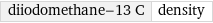 diiodomethane-13 C | density