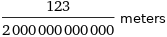 123/2000000000000 meters