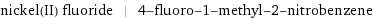 nickel(II) fluoride | 4-fluoro-1-methyl-2-nitrobenzene