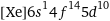 [Xe]6s^14f^145d^10
