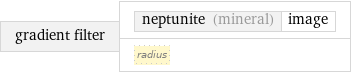 gradient filter | neptunite (mineral) | image radius