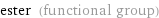 ester (functional group)