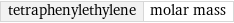 tetraphenylethylene | molar mass