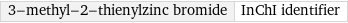 3-methyl-2-thienylzinc bromide | InChI identifier