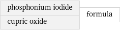 phosphonium iodide cupric oxide | formula