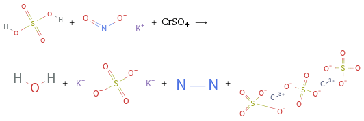  + + CrSO4 ⟶ + + + 