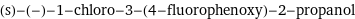 (s)-(-)-1-chloro-3-(4-fluorophenoxy)-2-propanol