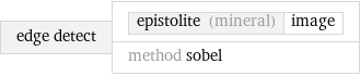 edge detect | epistolite (mineral) | image method sobel