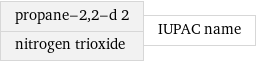 propane-2, 2-d 2 nitrogen trioxide | IUPAC name