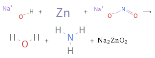  + + ⟶ + + Na2ZnO2