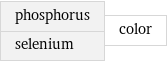 phosphorus selenium | color