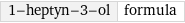 1-heptyn-3-ol | formula