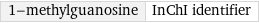 1-methylguanosine | InChI identifier