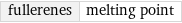 fullerenes | melting point