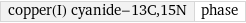 copper(I) cyanide-13C, 15N | phase