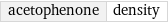 acetophenone | density