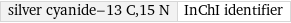 silver cyanide-13 C, 15 N | InChI identifier