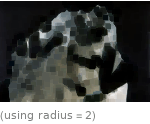  (using radius=2)