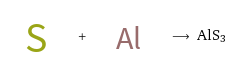  + ⟶ AlS3