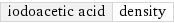 iodoacetic acid | density