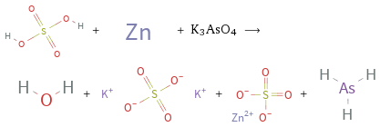  + + K3AsO4 ⟶ + + + 