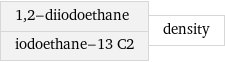 1, 2-diiodoethane iodoethane-13 C2 | density