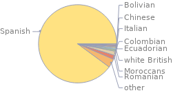 Cultural properties Ethnic mix