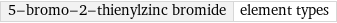 5-bromo-2-thienylzinc bromide | element types