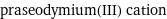 praseodymium(III) cation