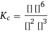 K_c = ([N2] [HBr]^6)/([NH3]^2 [Br2]^3)