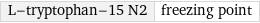 L-tryptophan-15 N2 | freezing point