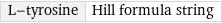 L-tyrosine | Hill formula string