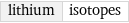 lithium | isotopes