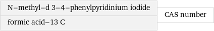 N-methyl-d 3-4-phenylpyridinium iodide formic acid-13 C | CAS number