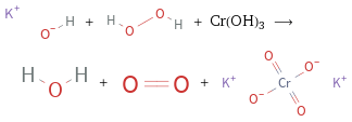  + + Cr(OH)3 ⟶ + + 