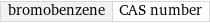 bromobenzene | CAS number