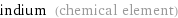 indium (chemical element)