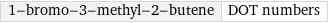 1-bromo-3-methyl-2-butene | DOT numbers