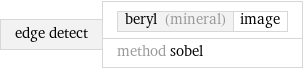 edge detect | beryl (mineral) | image method sobel