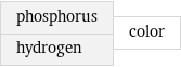 phosphorus hydrogen | color