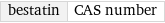 bestatin | CAS number